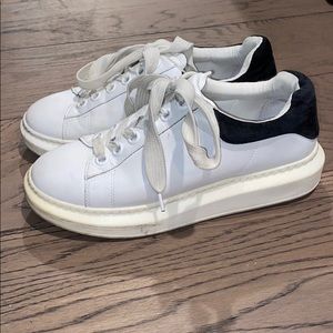 Steven by Steve Madden white Leather sneakers